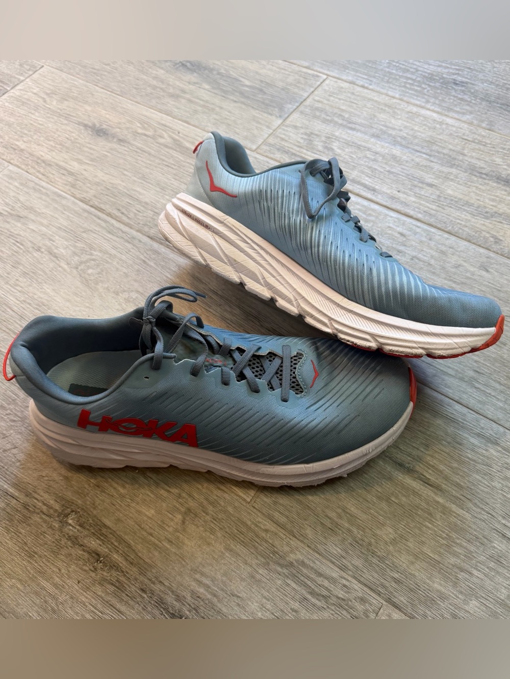 Hoka One One Rincon 3 Shoes Mens Size 13 D Blue Running Cushioned Sneakers
